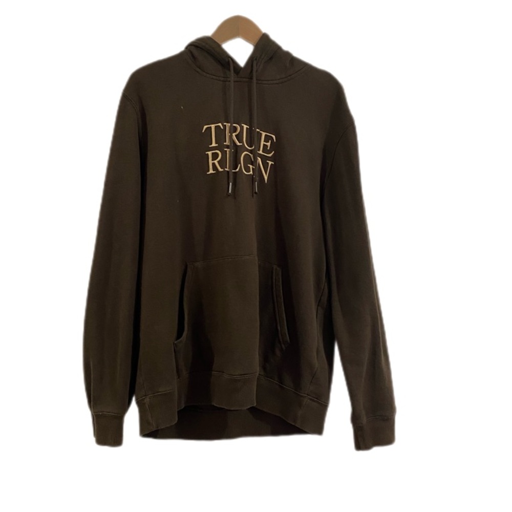 BROWN TRUE RELIGION HOODIE